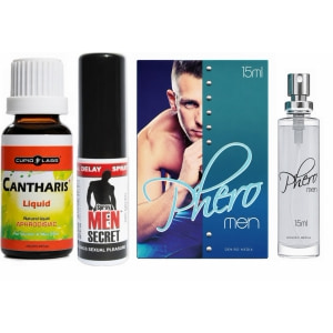 Pachet Putere și Atracție: Kit 3 produse pentru nopți epice pe Vibreaza.ro