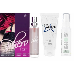 Kit Seducție Intensă: Atracție, Alunecare, Igienă pe Vibreaza.ro