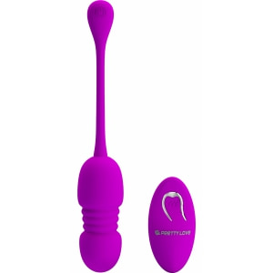 Ou Vibrator Reîncărcabil 12 Moduri cu Telecomandă Mov pe Vibreaza.ro