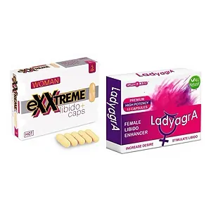 Pachet Capsule Femei eXXtreme Libido Afrodisiac + Pastile Libido Ladyagra Pachet Capsule Femei eXXtreme Libido Afrodisiac + Pastile Libido Ladyagra pe Vibreaza.ro