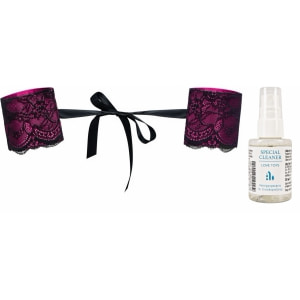Pachet Cătușe Obsessive Roseberry Mov + Special Cleaner Love Toys 50ml Roz pe Vibreaza.ro