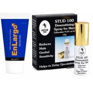 Pachet Cremă Mărirea Penisului Enlargo 100ml + Spray Stud 100 Original pe Vibreaza.ro
