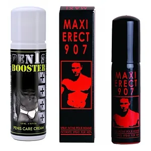 Pachet Cremă Pentru Potență Penis Booster 125ml + Spray Pentru Potență Maxi Erect 907 pe Vibreaza.ro