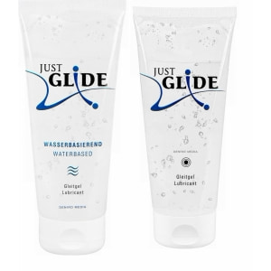 Pachet Lubrifiant Just Glide Anal 200ml + Lubrifiant Just Glide Waterbased 200ml pe Vibreaza.ro