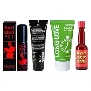 Pachet Maraton: Kit Intensificator pentru Cuplu Pachet Maraton: Kit Intensificator pentru Cuplu pe Vibreaza.ro