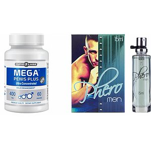 Pachet Parfum cu Feromoni Pheromen + Pastile Marirea Penisului Mega Penis Plus pe Vibreaza.ro