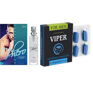 Pachet Parfum cu Feromoni Pheromen 15ml + Pastile Potență Viper FR 4 capsule Pachet Parfum cu Feromoni Pheromen 15ml + Pastile Potență Viper FR 4 capsule pe Vibreaza.ro