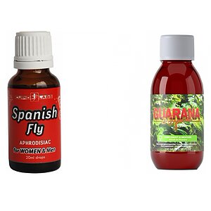 Pachet Picături Afrodisiace Spanish Fly 20ml + Afrodisiac Guarana ZN Special 100ml pe Vibreaza.ro