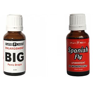 Pachet Picaturi Big Penis Drops + Picaturi Afrodisiace Spanish Fly pe Vibreaza.ro