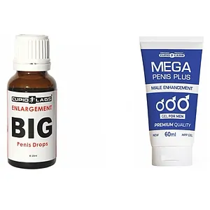 Pachet Picaturi Big Penis Drops 20ml Si Gel Marire Penis Mega Penis Plus 65ml pe Vibreaza.ro