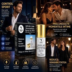 Pachet Spray Stud 100 Original + Cremă Pentru Potență Penix 75ml