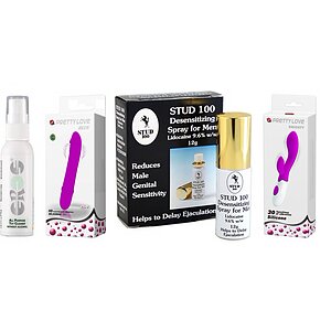 Pachet Plăcere Prelungită: Control, Curățenie, Vibrații pe Vibreaza.ro