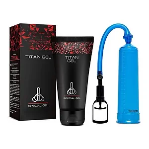Pachet Promoțional Gel Titan 50 ml și Pompă Mărirea Penisului Pachet Promoțional Gel Titan 50 ml și Pompă Mărirea Penisului pe Vibreaza.ro