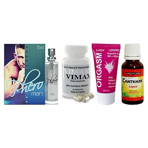 Pachet Putere și Pasiune: Vimax, Orgasm și Feromoni pe Vibreaza.ro