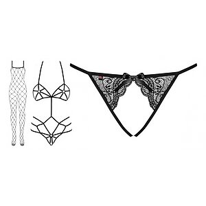 Pachet Seducție Totală: Kit Servitoare și Catsuit pe Vibreaza.ro