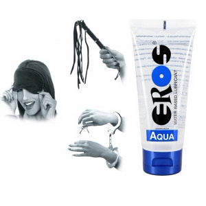 Pachet Set Lovers Fantasy + Lubrifiant EROS Aqua pe Vibreaza.ro