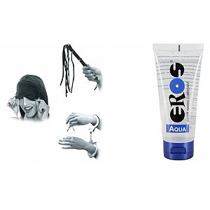 Pachet Set Lovers Fantasy + Lubrifiant EROS Aqua pe Vibreaza.ro