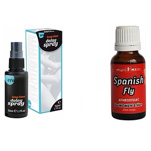Pachet Spray HOT Delay + Picaturi Spanish Fly pe Vibreaza.ro