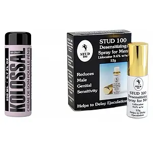 Pachet Spray Stud 100 Original + Crema Marire Penis Kolossal 200ml pe Vibreaza.ro