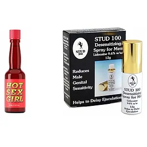Pachet Spray Stud 100 Original Si Afrodisiac Hot Sex Girl 20ml pe Vibreaza.ro
