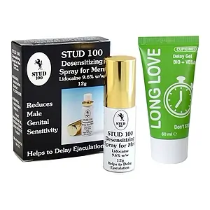 Pachet Spray Stud 100 Original Și Gel Ejaculare Precoce Long Love 50ml Pachet Spray Stud 100 Original Și Gel Ejaculare Precoce Long Love 50ml pe Vibreaza.ro
