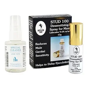 Pachet Spray Stud 100 Original Și Special Cleaner Love Toys 50ml Pachet Spray Stud 100 Original Și Special Cleaner Love Toys 50ml pe Vibreaza.ro
