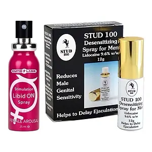Pachet Spray Stud 100 Original + Spray Femei LibidON 30ml Pachet Spray Stud 100 Original + Spray Femei LibidON 30ml pe Vibreaza.ro