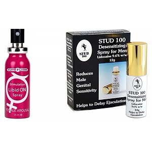 Pachet Spray Stud 100 Original + Spray Femei LibidON 30ml pe Vibreaza.ro