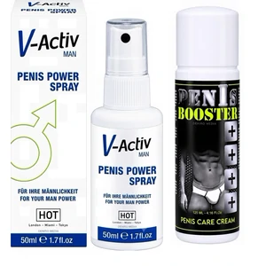 Pachet Spray V-activ Penis Power For Men 50ml + Cremă Pentru Potență Penis Booster 125ml pe Vibreaza.ro