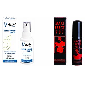 Pachet Spray V-activ Penis Power For Men + Spray Pentru Potență Maxi Erect 907 pe Vibreaza.ro