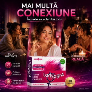 Pastile Ladyagra pentru Creștere Libido Feminin 10buc