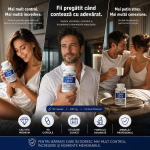 Pastile Ejaculare Precoce Long Love Control și Rezistență