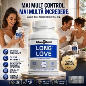 Pastile Ejaculare Precoce Long Love Control și Rezistență