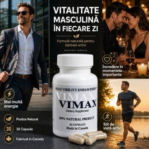 Pastile Vimax pentru Mărirea Penisului 30 capsule