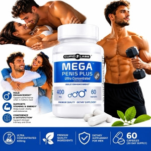 Pastile Mega Penis Plus pentru Mărirea Penisului 60buc