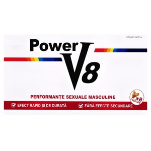 Pastile Pentru Erecție Și Potență Power V8 8buc pe Vibreaza.ro
