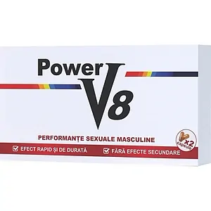 Pastile Pentru Erectie Si Potenta Power V8 2cps pe Vibreaza.ro