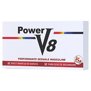 Pastile Pentru Erecție Și Potență Power V8 8buc pe Vibreaza.ro