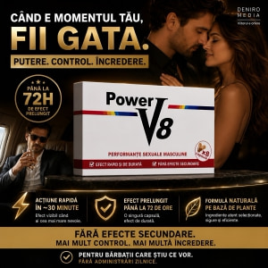 Pastile Power V8 pentru Erecție și Potență 8buc
