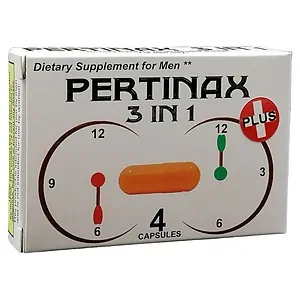 Pastile Potență Pertinax 3in1 Plus 4buc pe Vibreaza.ro