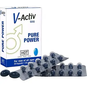 Pastile Potenta V-Activ Pentru Barbati 20buc pe Vibreaza.ro