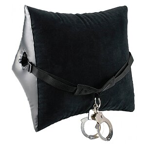 Pernă Gonflabilă Deluxe Position Master With Cuffs Negru pe Vibreaza.ro
