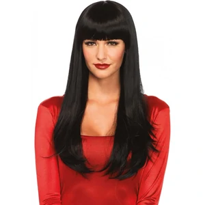 Perucă Bangin Long Straight Neagră Negru Perucă Bangin Long Straight Neagră Negru pe Vibreaza.ro