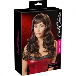 Perucă Cottelli Collection Long Dark Brown Wig Maro
