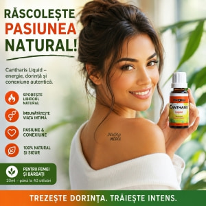 Picături Afrodisiace Cantharis Plus pentru Cuplu 20 ml