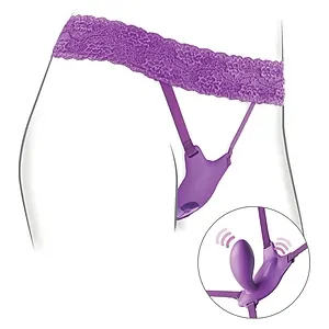 Pipedream Butterfly Strap On 10 Moduri Reincarcabil Mov pe Vibreaza.ro