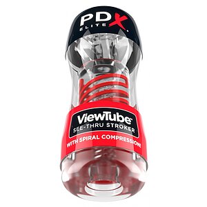 Pipedream PDX Elite ViewTube 2 Transparent Prindere Sigura pe Vibreaza.ro
