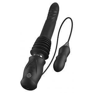 Pipedream Vibrator De Împingere 7.6 cm, 10 Moduri, USB C Negru pe Vibreaza.ro