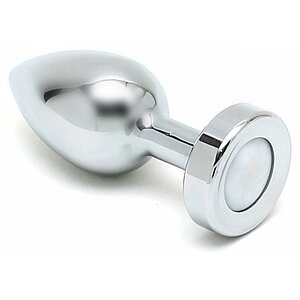 Pisa Anal Plug with LED Lights Gri pe Vibreaza.ro