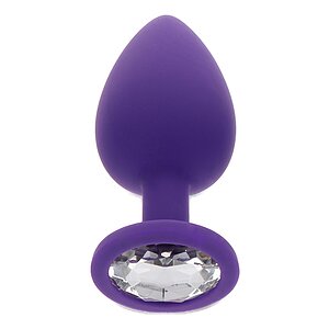 Plug Anal Diamond Jewel Large Mov pe Vibreaza.ro